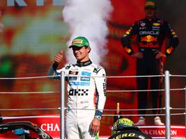 Formel 1: Plötzlich führt Norris – der Titelkampf ist endgültig Kopfsache