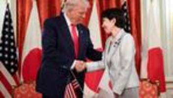 Trump in Japan : Japans Regierungschefin strebt goldenes Zeitalter der US-Allianz an