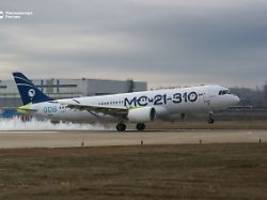 Angeblich nur russische Bauteile: Russland testet neuen Passagierjet
