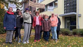 mieter protestieren gegen die pläne der bergedorf-bille