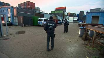 verdacht auf bandendiebstahl: große polizei-razzia im norden