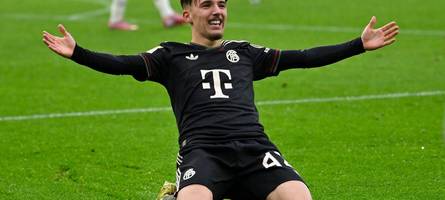 Zum Niederknien: FC-Bayern-Youngster Lennart Karl steht kurz vor dem Durchbruch