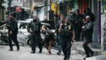 Drogenkriminalität: Opferzahl nach Polizeieinsatz in Rio de Janeiro steigt auf über 130