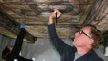 Geschichte: Fast 500 Jahre altes Deckengemälde in Supermarkt entdeckt