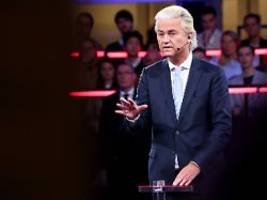 Die Niederländer wählen: Wird Wilders wieder einen Triumph einfahren?