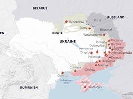Krieg in der Ukraine: Wo die Front verläuft - Tag 1344
