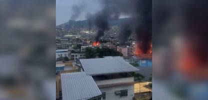 Polizeieinsatz in Rio de Janeiro: Bürgerkriegsähnliche Szenen