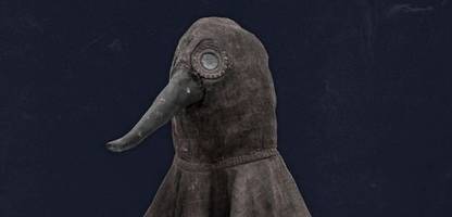 schnabelmasken aus der pest-zeit zu halloween: maske des grauens