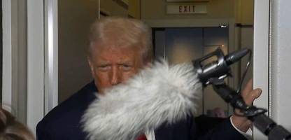 USA: Trump zufrieden mit Xi-Treffen trotz turbulentem Rückflug