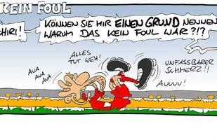 die fußballgötter: war das ein foul?