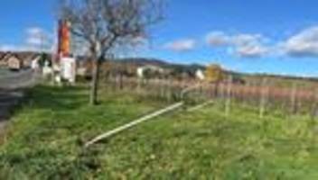 ungewöhnliches diebesgut: einfach weg: ortsschilder in oestrich-winkel gestohlen