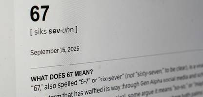 dictionary.com erklärt »67« zum wort des jahres 2025
