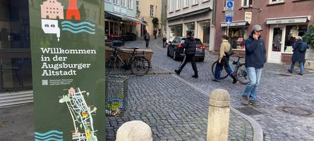 Neue Stelen sollen noch mehr Lust auf Augsburgs Altstadt machen