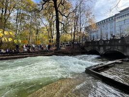 Eisbach-Surfen: Licht an – Welle aus!