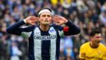 2. fußball-bundesliga: hertha siegt im hochrisiko-spiel gegen dynamo dresden