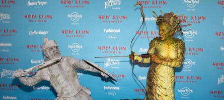 Heidi Klum feiert Halloween-Party als monströse Medusa – ihr Tom ist zu Stein erstarrt