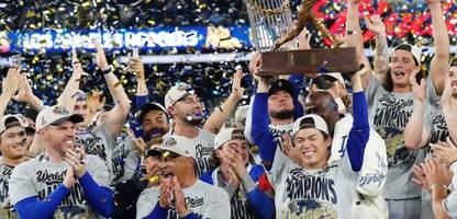 Baseball: Los Angeles Dodgers verteidigen World-Series-Titel