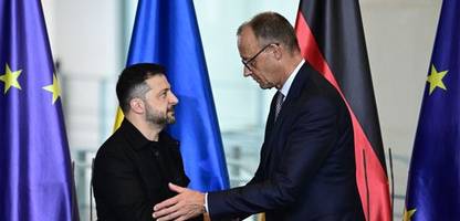 Ukraine-Krieg: Wolodymyr Selenskyj dankt Friedrich Merz für Hilfe bei Ausbau der Luftabwehr