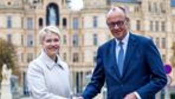 antrittsbesuch in mv: merz verspricht kommunen hilfe bei steigenden sozialkosten