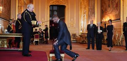 David Beckham: König Charles III. schlägt Ex-Fußballer offiziell zum Ritter
