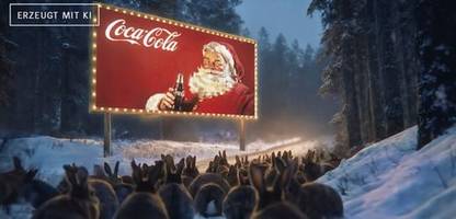 Coca-Cola-Weihnachtskampagne: KI-Nutzung sorgt für Spott im Netz