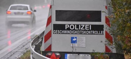 blitzer steht fast zwei wochen an der b2: nur wenige raser