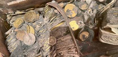 Auktion: Jahrzehntelang vergrabener Münzschatz kommt unter den Hammer