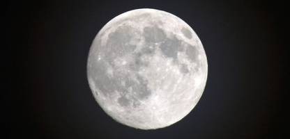 Mond: Wo der Supermond am besten zu erkennen ist