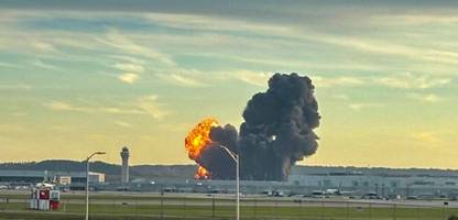 UPS: Frachtflugzeug in Kentucky abgestürzt – Überwachungskamera filmt Unglück