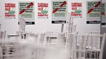 verbot für auftritt bei palästina-kongress rechtswidrig? urteil gefallen