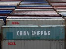 nach wachstum im september: chinas exporte schrumpfen überraschend