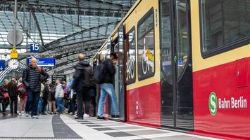 massive einschränkungen für s-bahn-fahrgäste ab freitagabend