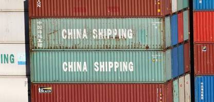 china: handelskonflikt mit usa führt zu export-rückgang