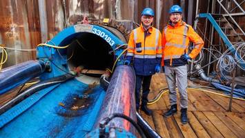 Großbaustelle Wellingsbütteler Landstraße: Sielbau erreicht Etappenziel