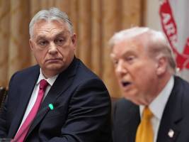 krieg in der ukraine: berichte: trump gewährt ungarn ausnahme bei sanktionen