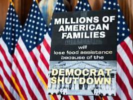 Finanzielle Strafen angedroht: US-Ministerium fordert ausgezahlte Lebensmittelhilfen zurück