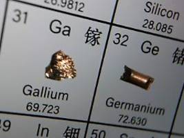 gallium, germanium und antimon: china setzt exportverbot von halbleiter-metallen an die usa aus