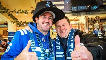 Sport, Bier und neue Freundschaften: Football-Fans feiern in Berlin