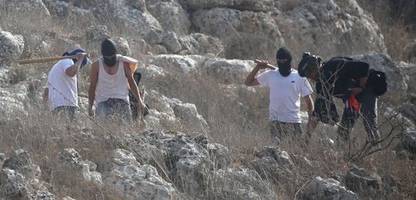 Westjordanland: Israelische Siedler überfallen Palästinenser und Journalisten bei Olivenernte