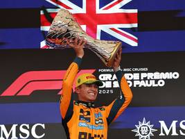 Formel 1 in Brasilien: Norris gewinnt – das große Kunststück aber gelingt Verstappen