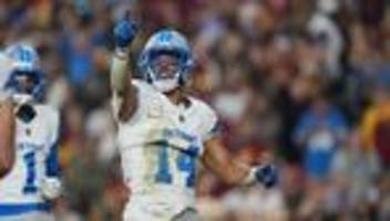 American Football: St. Brown feiert mit Gruß an Trump - Von Gegner geschlagen