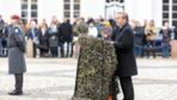 Bundeswehr-Rekruten: Pistorius zu Rekruten: Sie werden gebraucht!