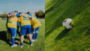 fußball für Übergewichtige: der runde muss ins eckige