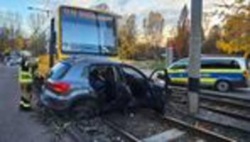 verkehr: drei menschen bei stadtbahn-unfall verletzt
