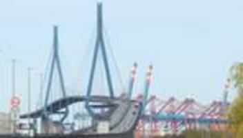 Brückenarbeiten: Köhlbrandbrücke wird wieder für ein Wochenende gesperrt