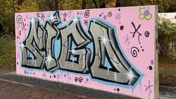 neue graffiti-wand: hier können sprayer legal kreativ werden