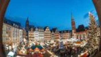 Alte Tradition: Frankfurter Weihnachtsmarkt öffnet am 24. November