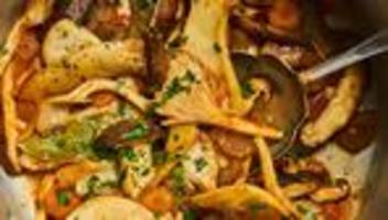 Pilztopf mit Gemüse: Pilztopf im Kopf