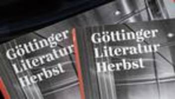 Veranstaltungsreihe: Göttinger Literaturherbst verzeichnet Besucherrekord