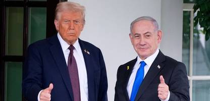 Donald Trump und Benjamin Netanyahu: US-Präsident fordert per Brief Begnadigung